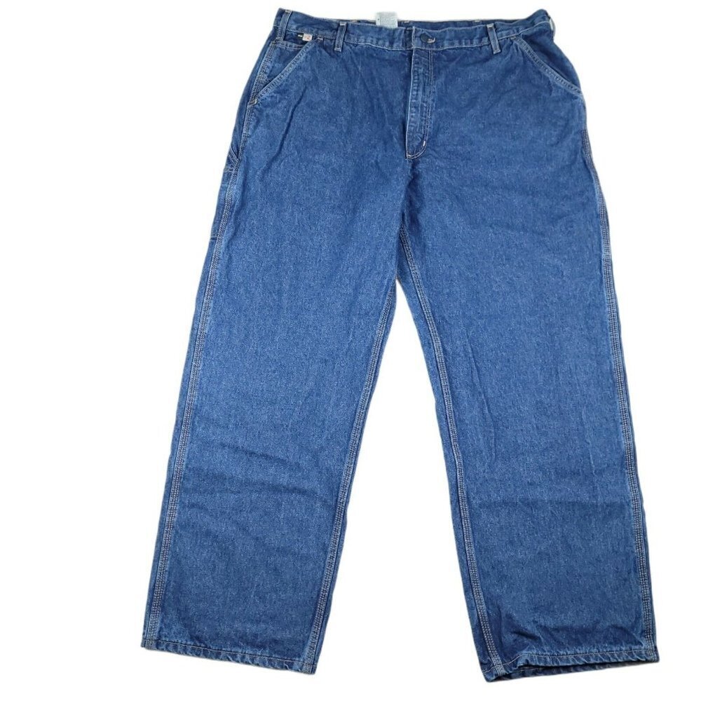 Carhartt FR Cat2 “2112” Mens Relaxed Fit Zip Fly Jeans Size 42x32 (40x30.5)